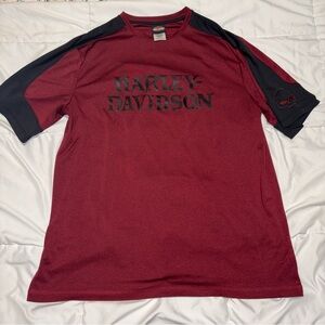 Harley Davidson Men’s Oconomowoc Wisconsin Logo T-Shirt XL Skull Embroidered